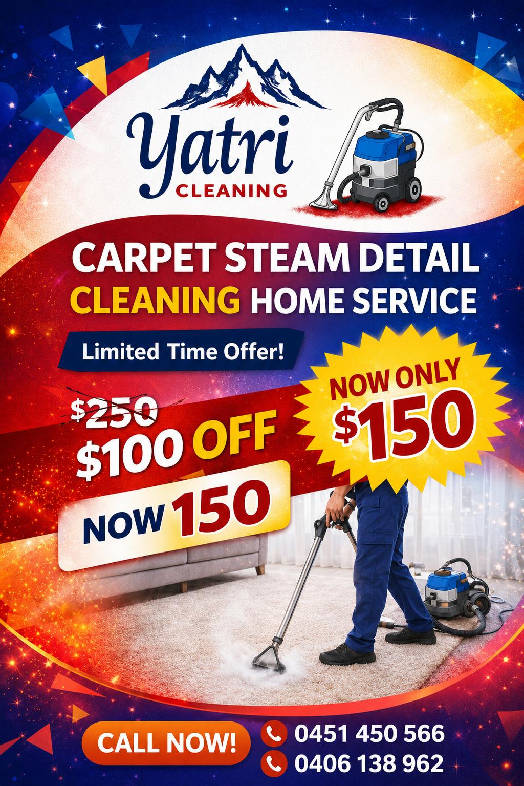 Carpet Steam Detail Cleaning