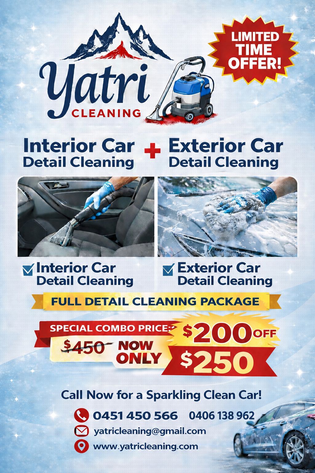 Interior and Exterior Car Detailing