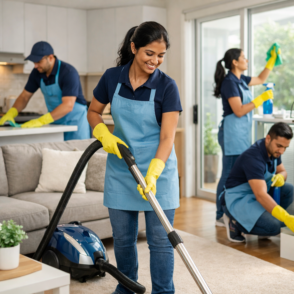 Residential house cleaning service